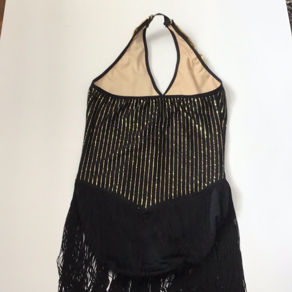 Gold/Black Tuxedo Dance Costume - Picture 9 of 16